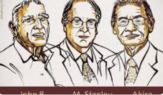 2019诺贝尔化学奖颁出，3位科学家因锂电池开发领域获奖